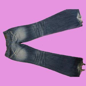 y2k flare jeans